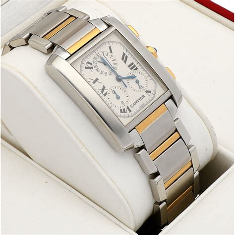 used cartier tank francaise|cartier tank francaise chronoflex.